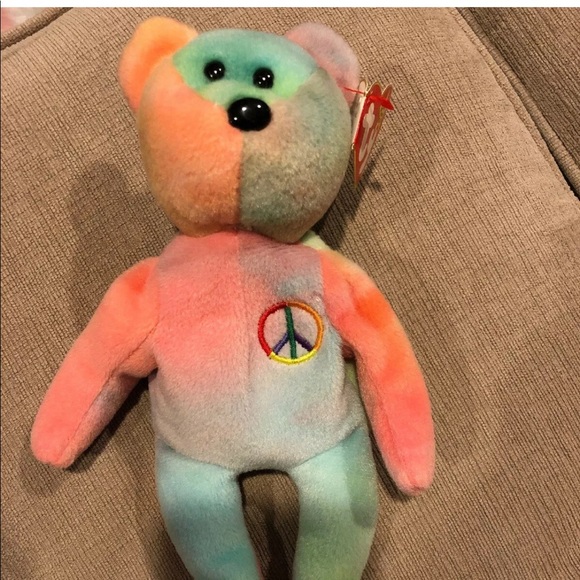 Beanie Baby Accessories - Peace TY Beanie Baby